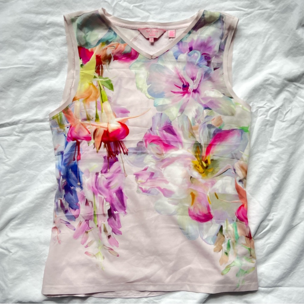 Ted Baker Floral Sleeveless Top